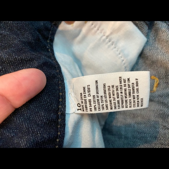 American Eagle Jean Distressed Cuffed Shorts - Picture 6 of 6